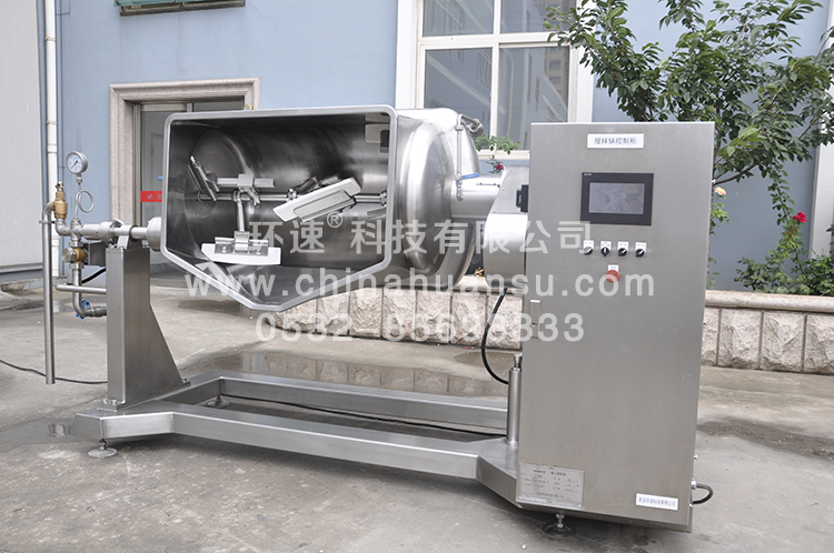 涼菜智能攪拌鍋WZJ-500，觸摸屏式設計